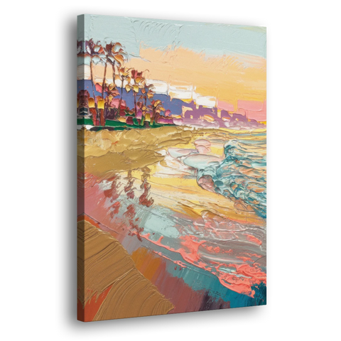 Irvine Orange County Vibes - Canvas Wall Art - Side