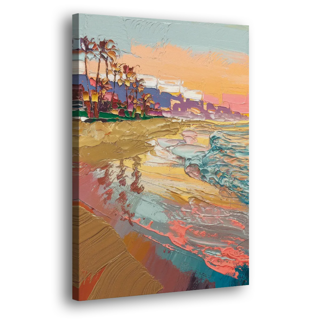 Irvine Orange County Vibes Side - Canvas Wall Art