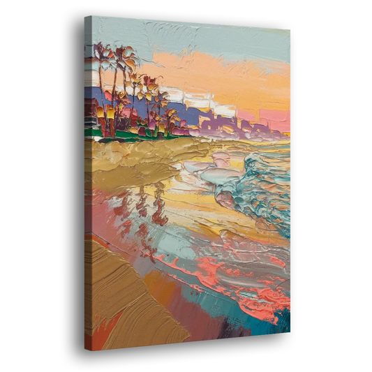 Irvine Orange County Vibes Side - Canvas Wall Art