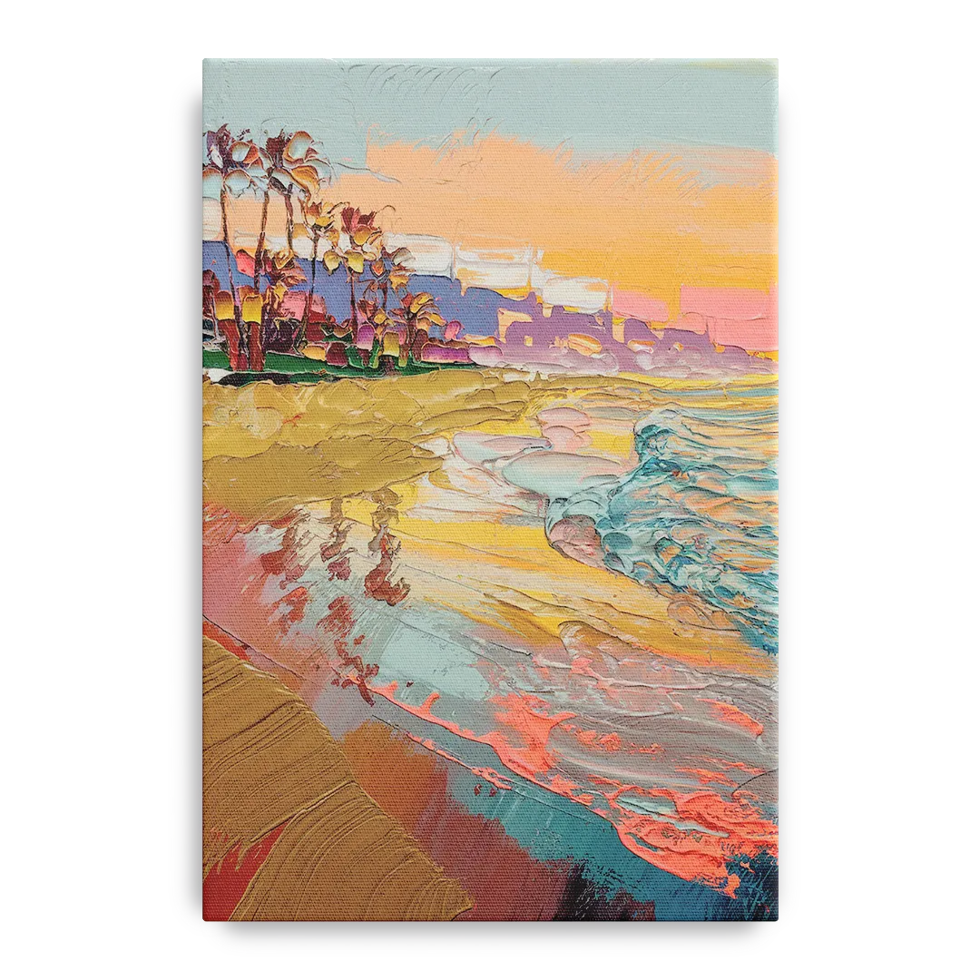 Irvine Orange County Vibes Front - Canvas Wall Art