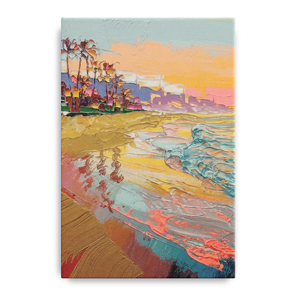 Irvine Orange County Vibes Front - Canvas Wall Art