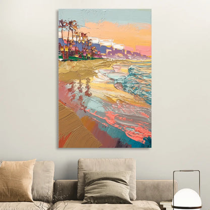 Irvine Orange County Vibes Sitting Room - Canvas Wall Art