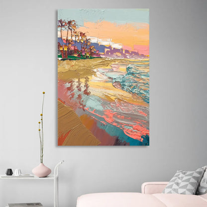Irvine Orange County Vibes Living Room - Canvas Wall Art