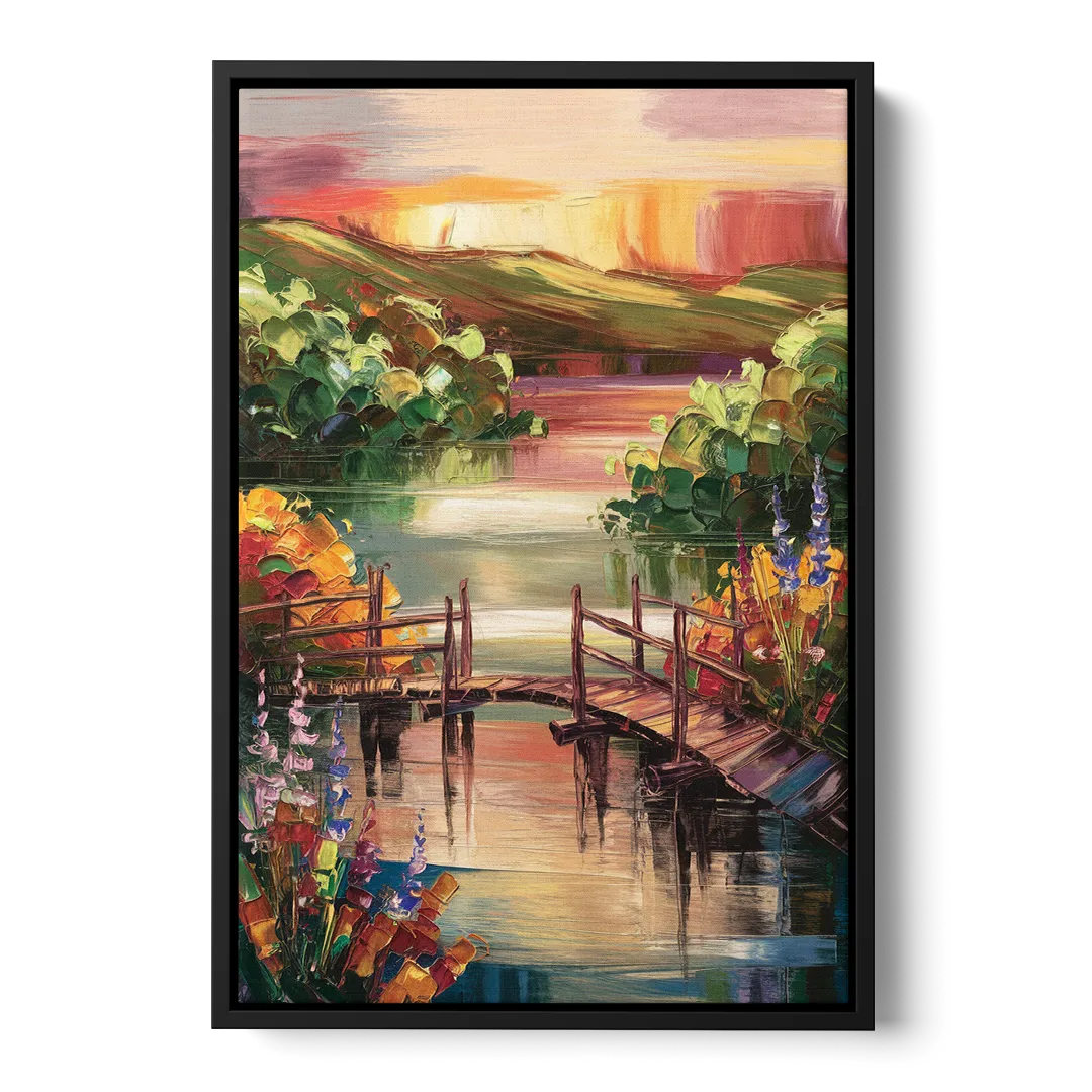 Irvine Scenic Beauty Front - Black Canvas Wall Art
