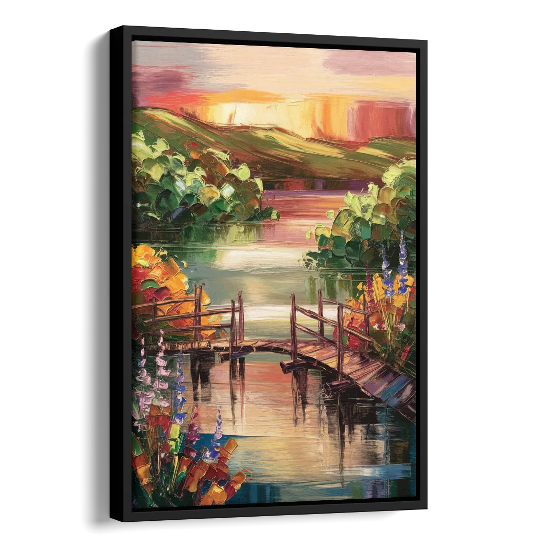 Irvine Scenic Beauty Side - Black Canvas Wall Art
