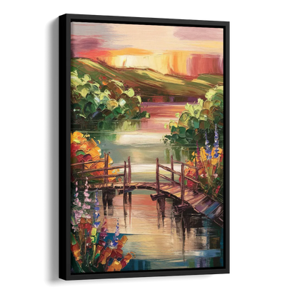 Irvine Scenic Beauty Side - Black Canvas Wall Art