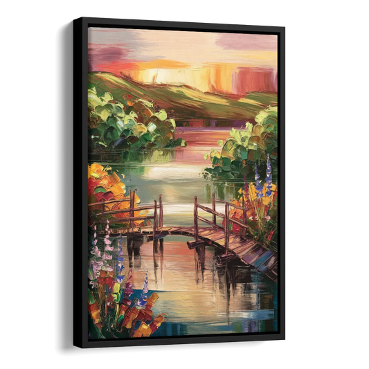 Irvine Scenic Beauty Side - Black Canvas Wall Art