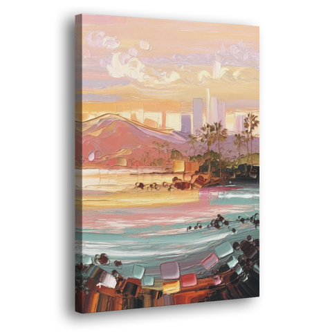 Irvine Sunset Views - Canvas Wall Art - Side