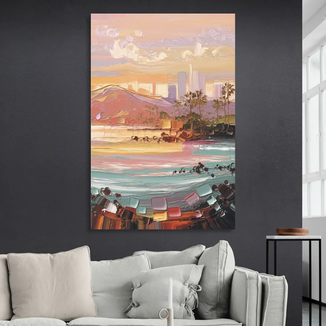 Irvine Sunset Views Sitting Room - Canvas Wall Art