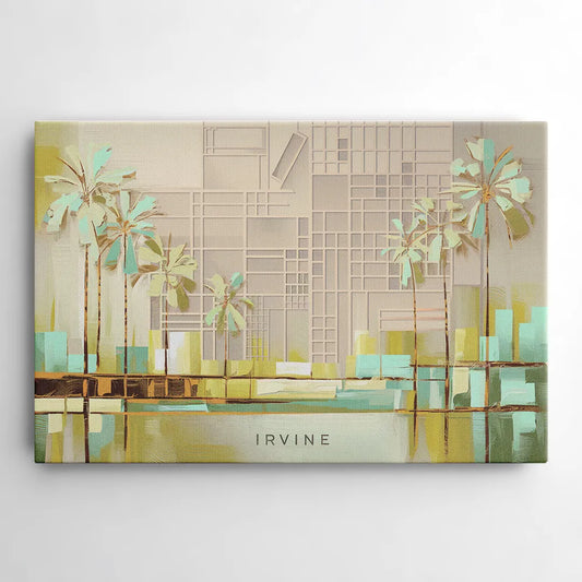 Irvine Urban Landscape - Canvas Wall Art