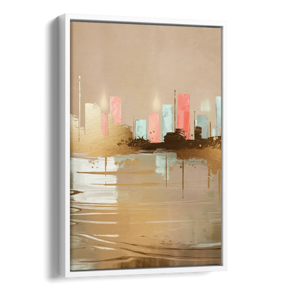 Irving Artistic Horizon Side - White Canvas Wall Art