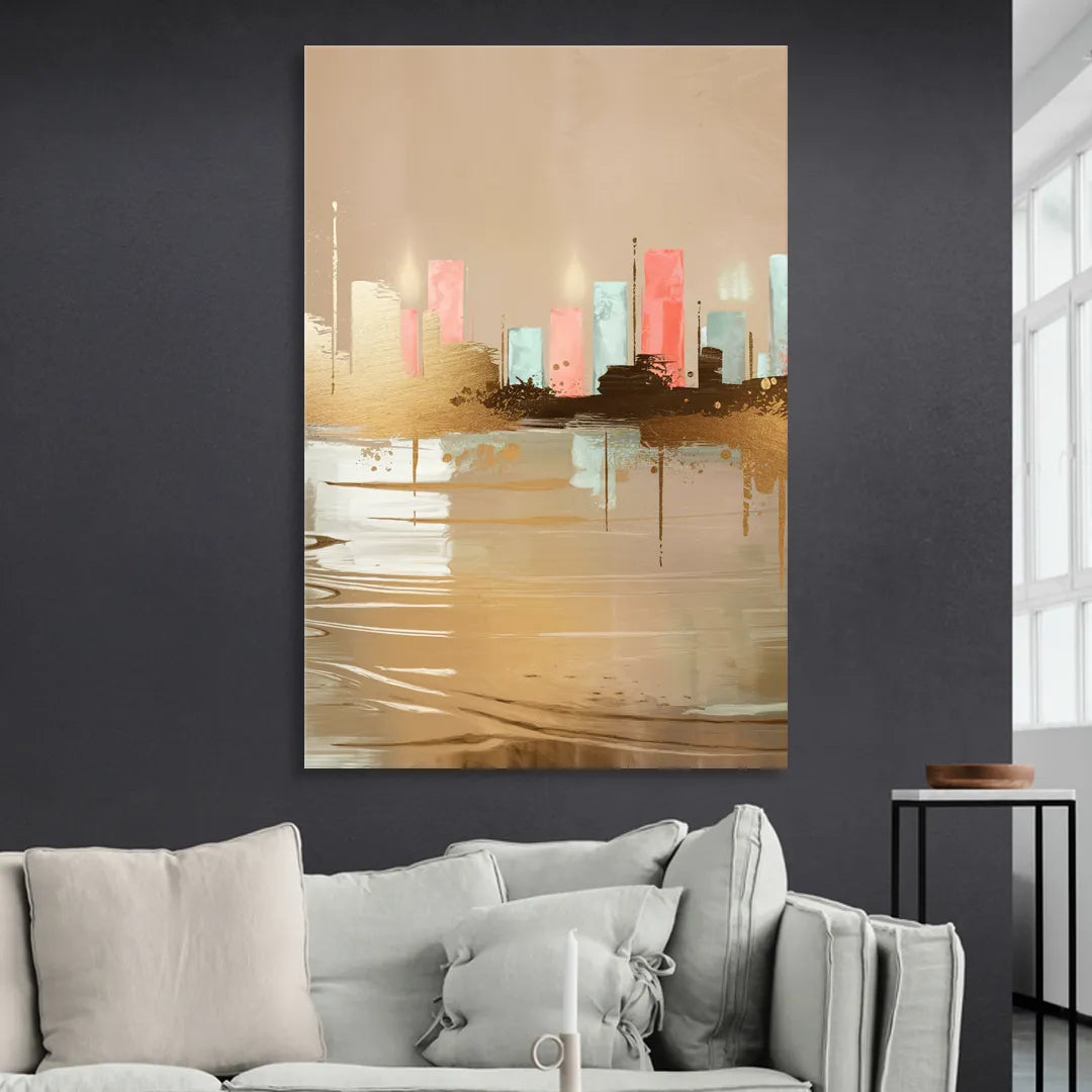 Irving Artistic Horizon Living Room - Canvas Wall Art