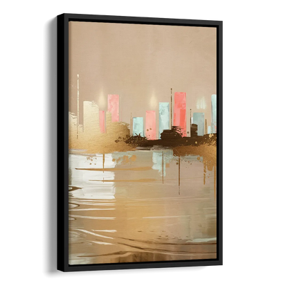 Irving Artistic Horizon Side - Black Canvas Wall Art