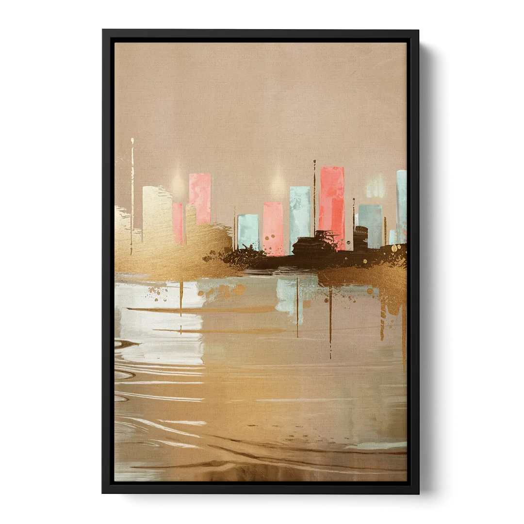 Irving Artistic Horizon Front - Black Canvas Wall Art