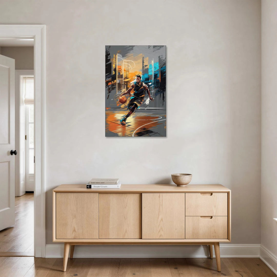 Irving Basketball Legacy - Canvas Wall Art - Coffee Table - 24x36