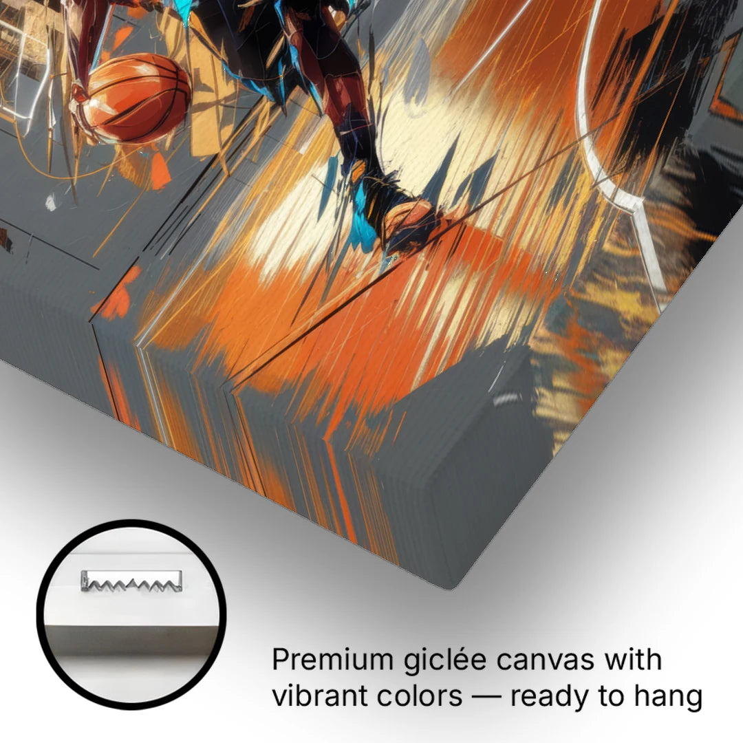 Irving Basketball Legacy - Canvas Wall Art - Gallery Wrap Corner