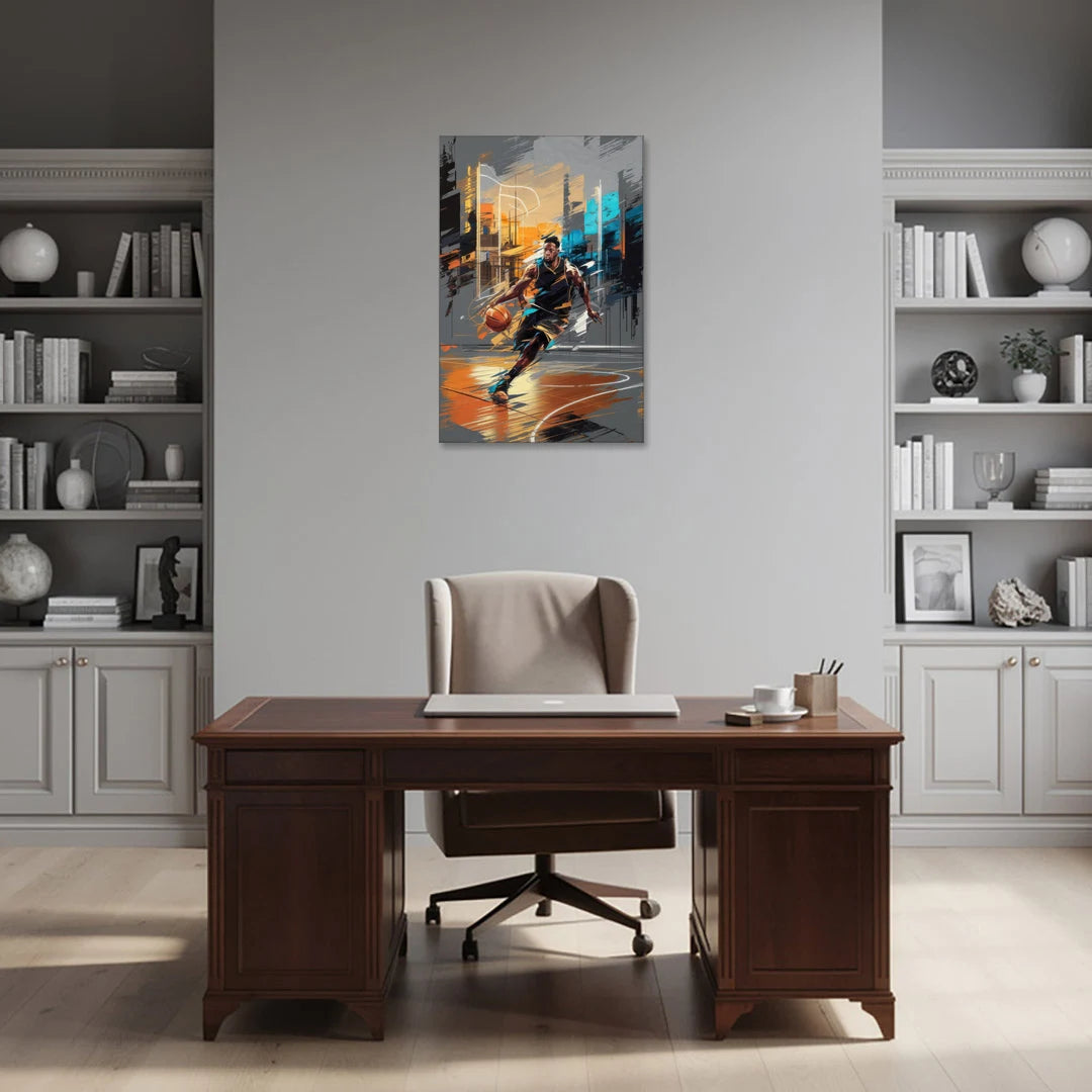 Irving Basketball Legacy - Canvas Wall Art - Office - 24x36