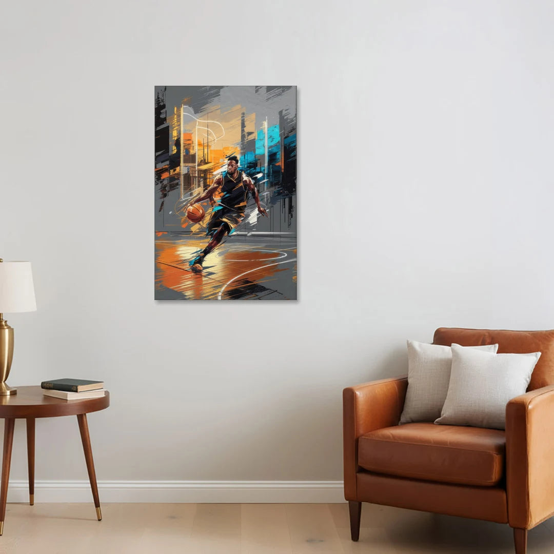 Irving Basketball Legacy - Canvas Wall Art - Sofa - 24x36