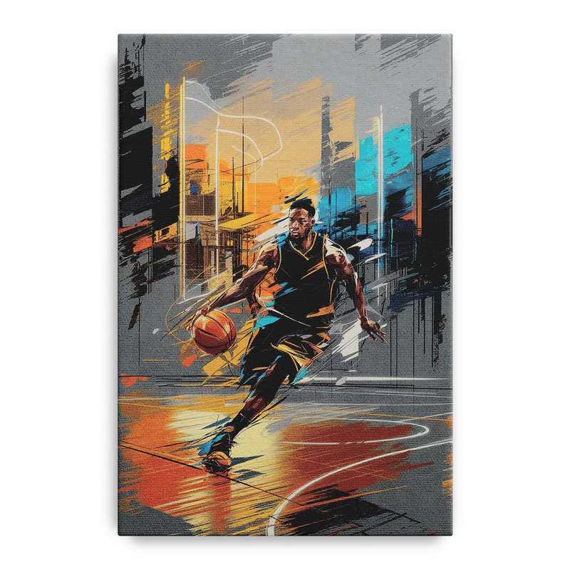 Irving Basketball Legacy Front - Canvas Wall Art