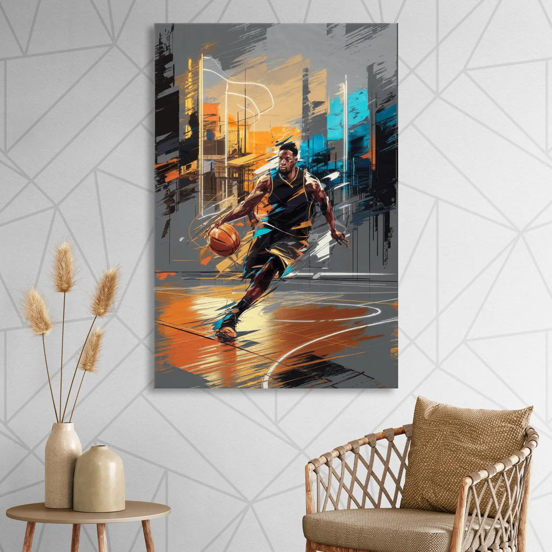 Irving Basketball Legacy Sitting Room - Canvas Wall Art