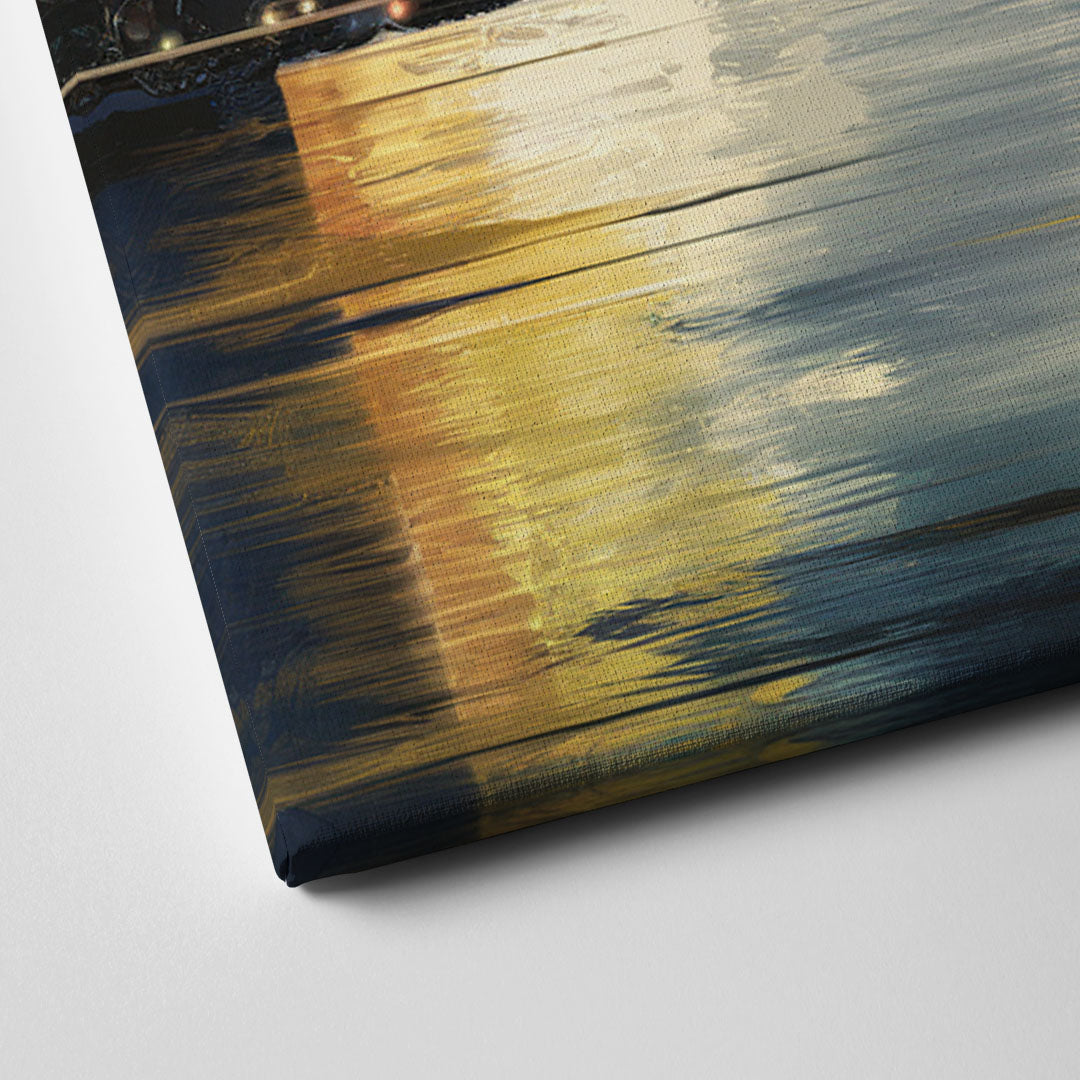 Irving Downtown Skyline Canvas Close Up
