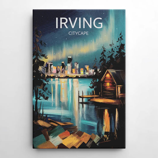 Irving Night Lights - Canvas Wall Art