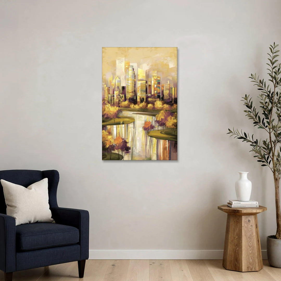 Irving Scenic Views - Canvas Wall Art - Sofa - 24x36