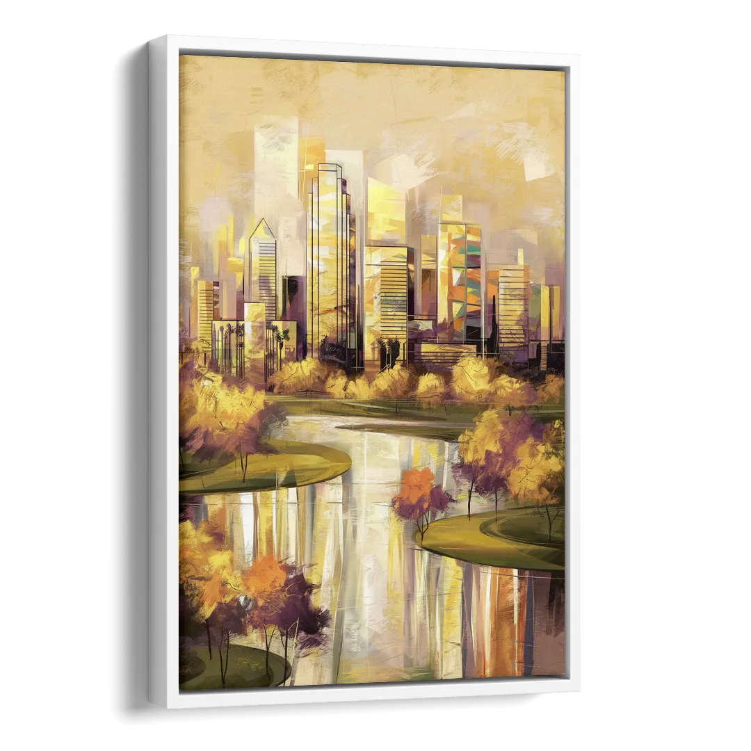 Irving Scenic Views Side - White Canvas Wall Art