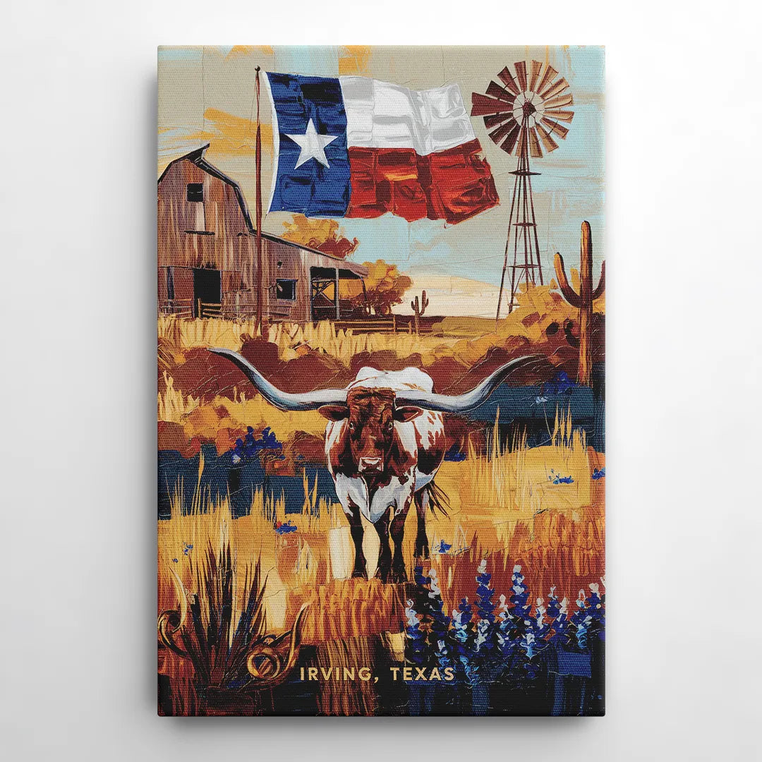 Irving Texas Pride - Canvas Wall Art
