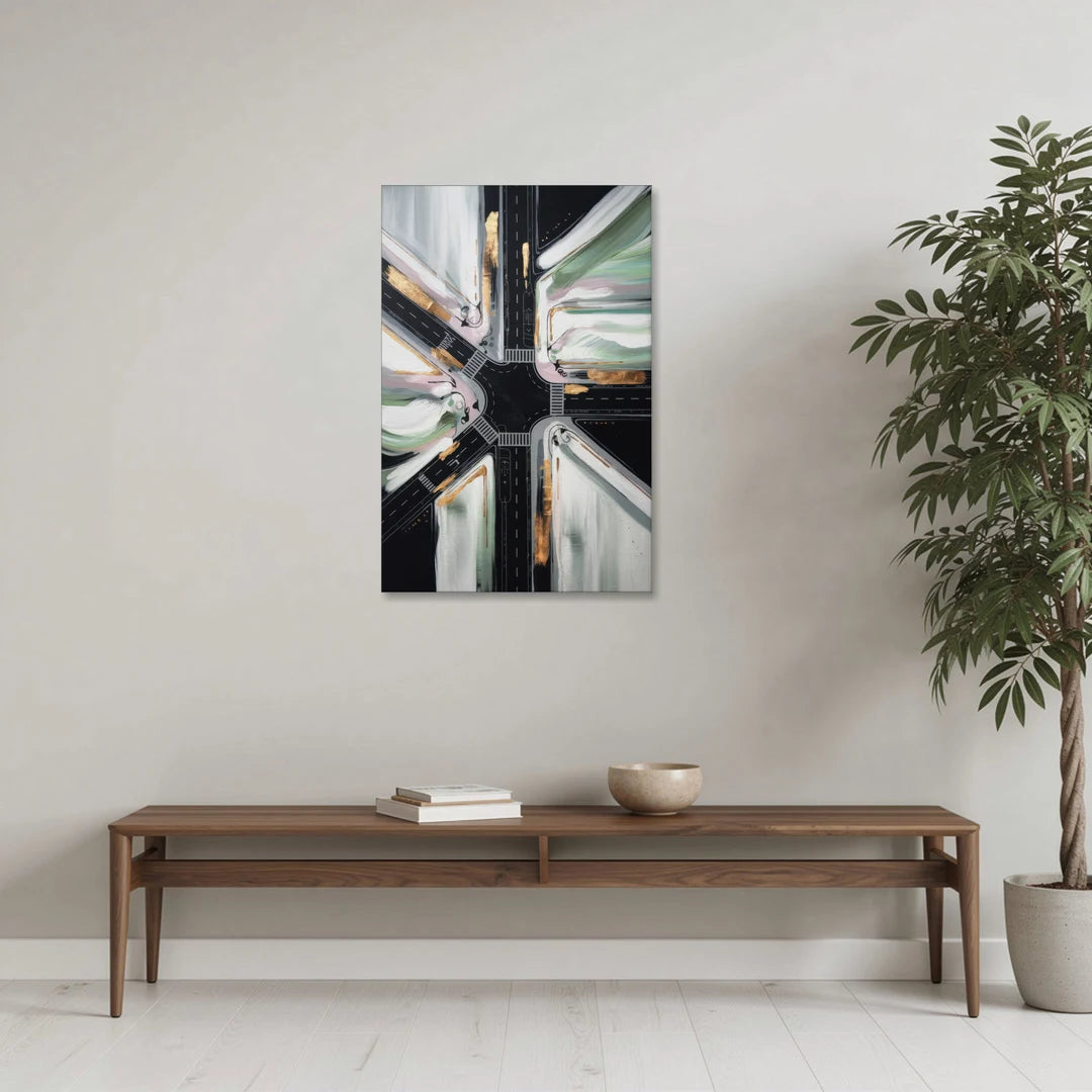 Irving Urban Streets - Canvas Wall Art - Coffee Table - 24x36