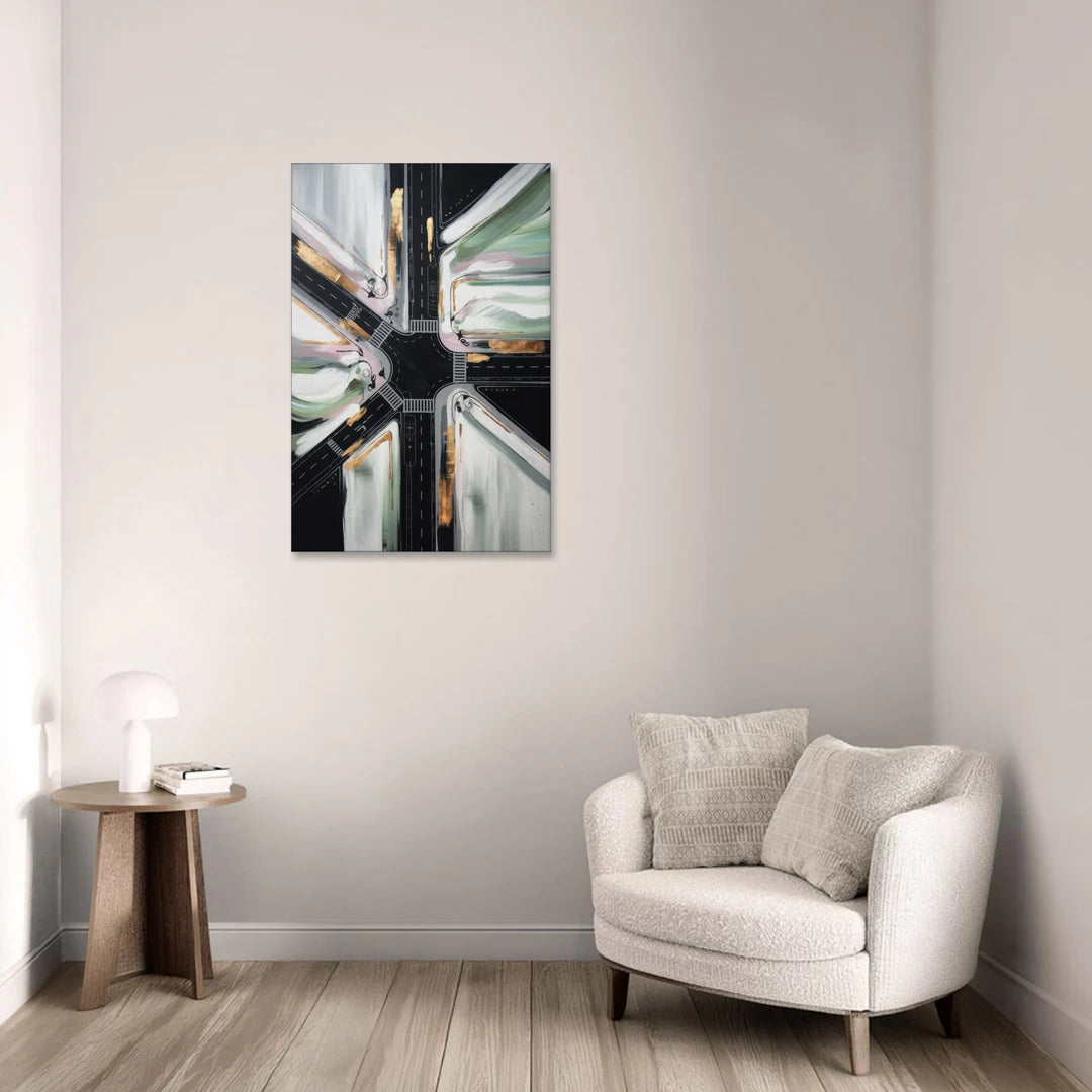 Irving Urban Streets - Canvas Wall Art - Sofa - 24x36