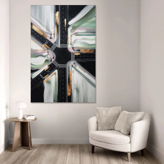 Irving Urban Streets - Canvas Wall Art - Sofa - 40x60