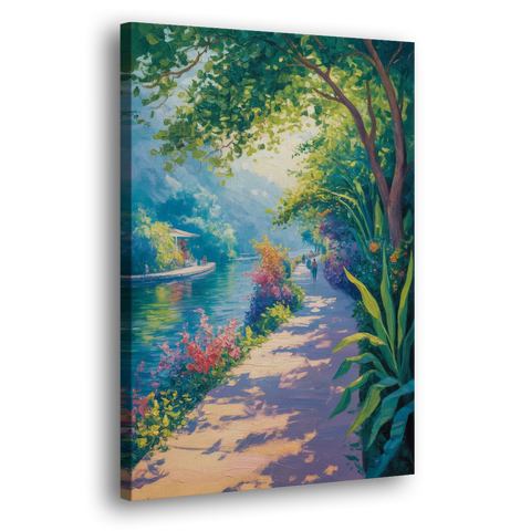 Isla Cuale River Walk - Canvas Wall Art