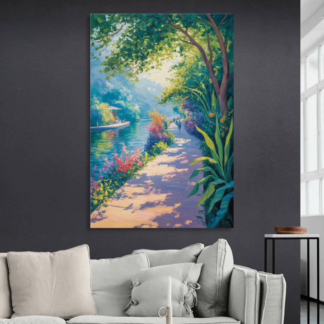 Isla Cuale River Walk Sitting Room - Canvas Wall Art