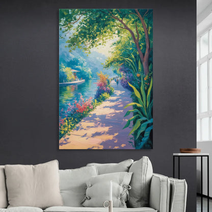 Isla Cuale River Walk Sitting Room - Canvas Wall Art