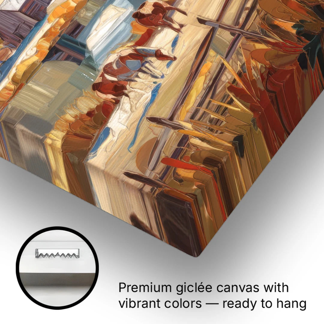 Jackson Hole Rustic Charm - Canvas Wall Art - Gallery Wrap Corner