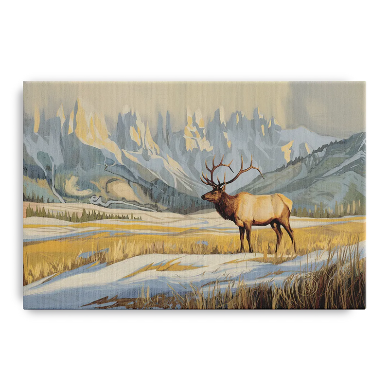 Jackson Hole Wildlife Serenade Front - Canvas Wall Art