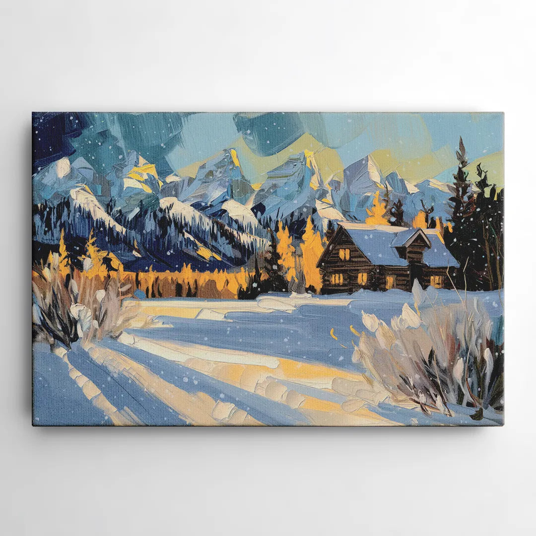 Jackson Hole Winter Wonderland - Canvas Wall Art