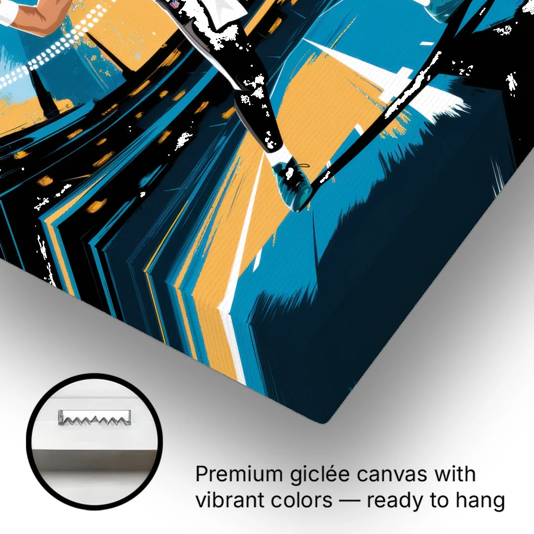 Jacksonville Jaguars Fans - Canvas Wall Art - Gallery Wrap Corner