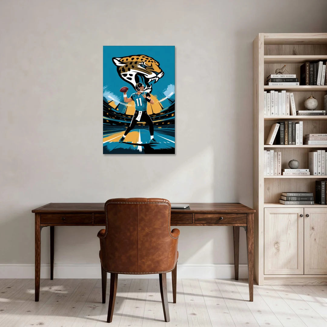 Jacksonville Jaguars Fans - Canvas Wall Art - Office - 24x36