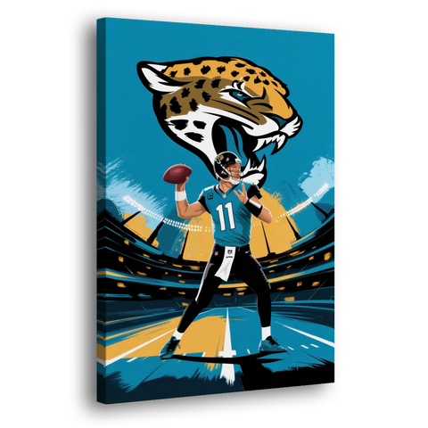 Jacksonville Jaguars Fans - Canvas Wall Art - Side