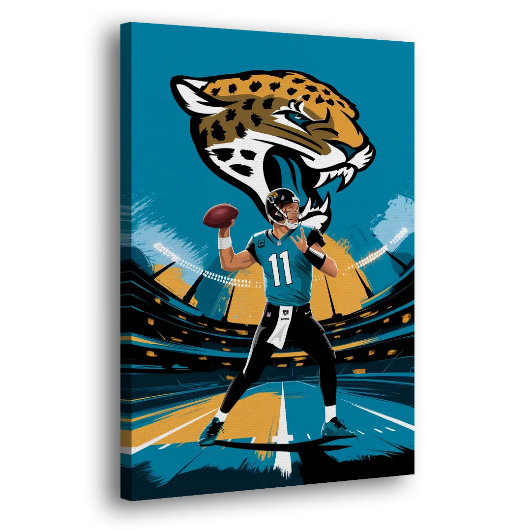 Jacksonville Jaguars Fans Side - Canvas Wall Art
