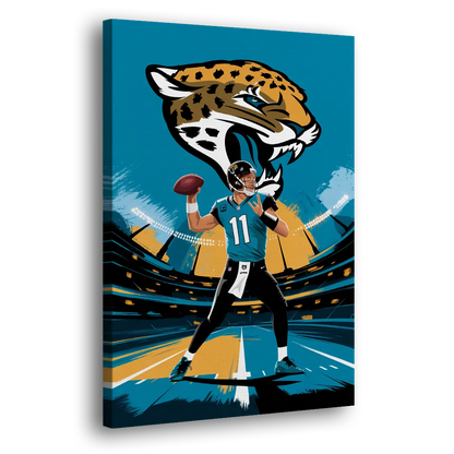 Jacksonville Jaguars Fans Side - Canvas Wall Art