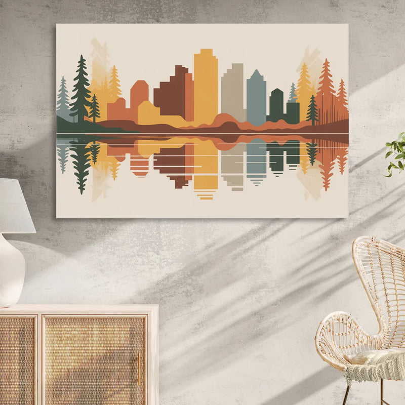 Jasper Autumn Colors Sitting Room - Canvas Wall Art