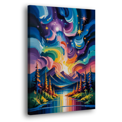 Jasper Starry Sky Side - Canvas Wall Art