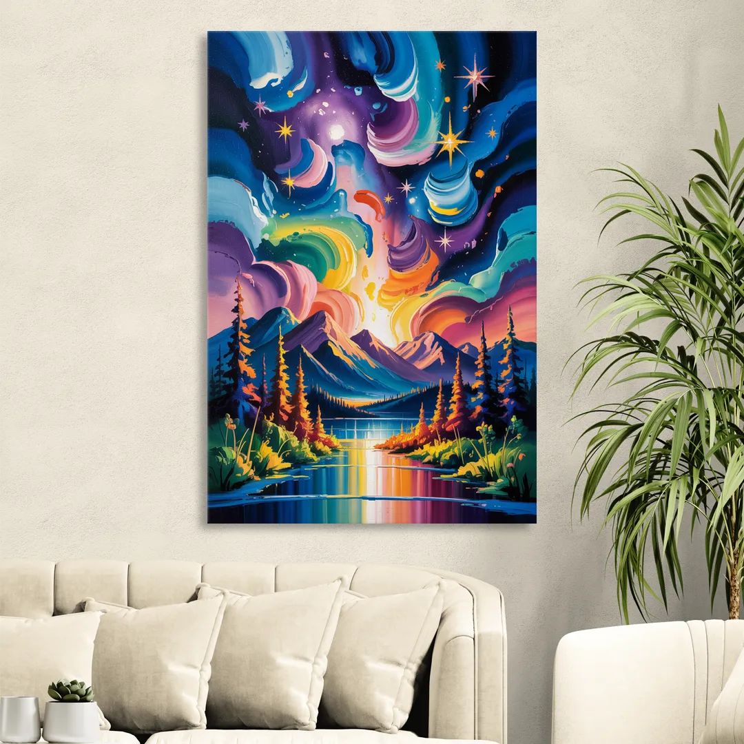 Jasper Starry Sky Sitting Room - Canvas Wall Art