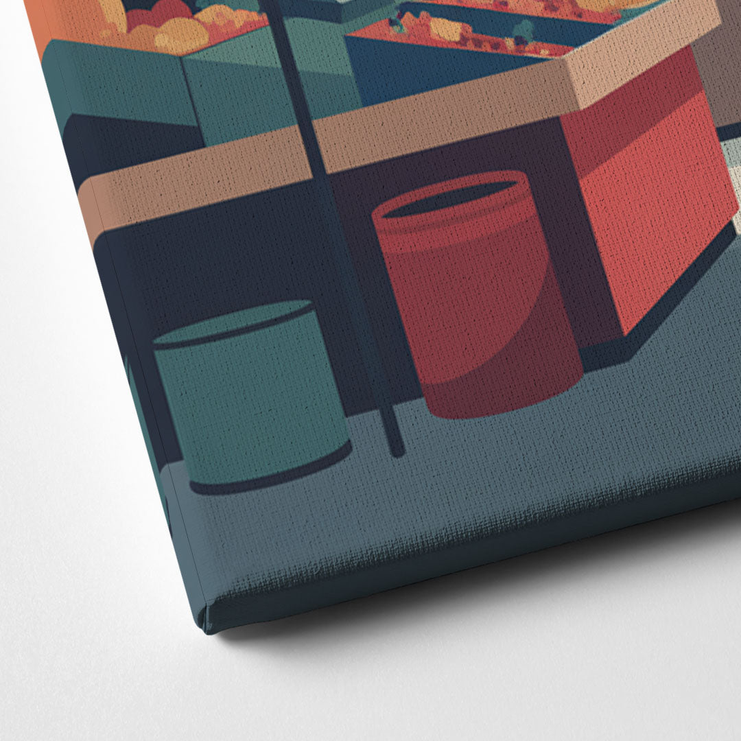 Jean Talon Market Canvas Close Up