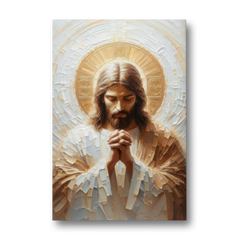 Jesus Praying - Canvas Wall Art - Front