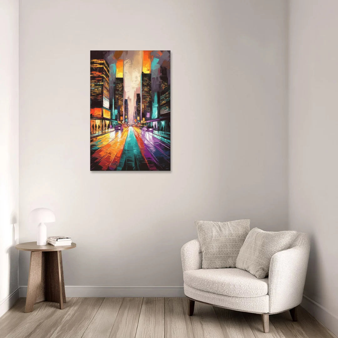 Joseph City Lights - Canvas Wall Art - Sofa - 24x36
