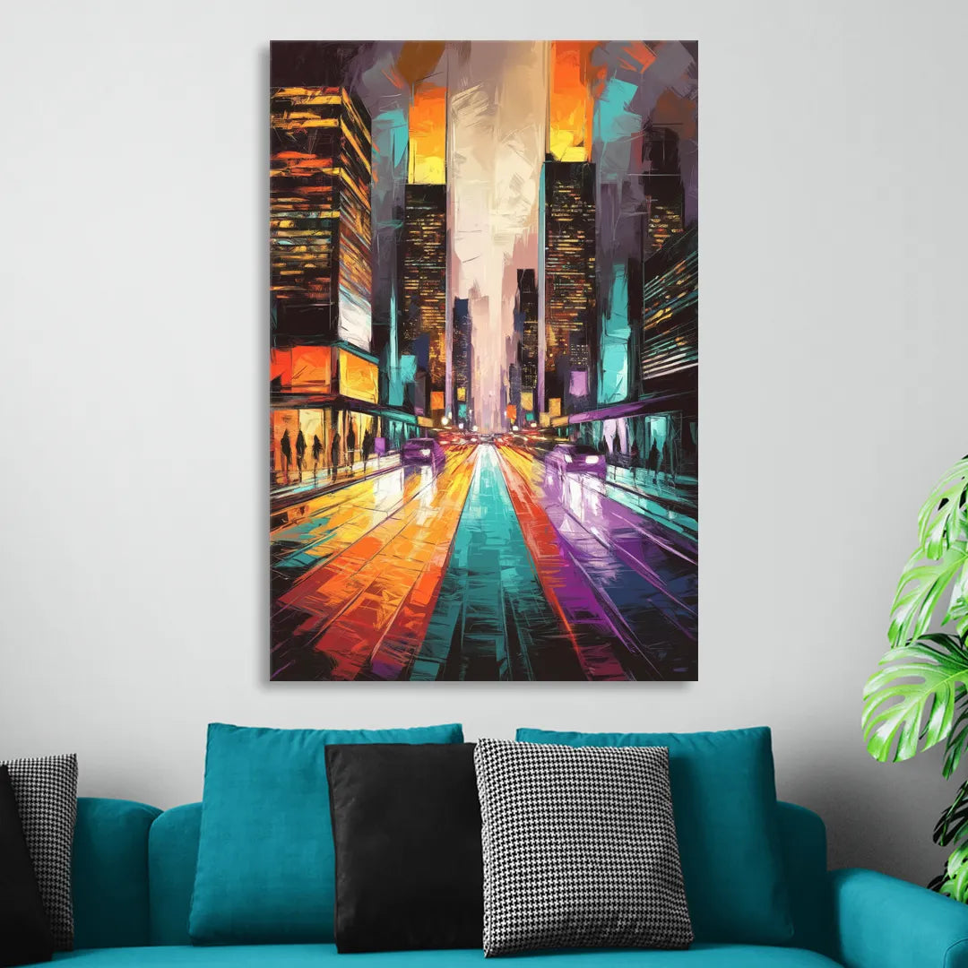 Joseph City Lights Sitting Room - Canvas Wall Art